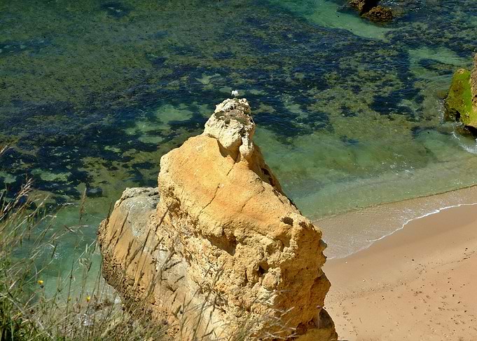 Colorful Algarve Beach
