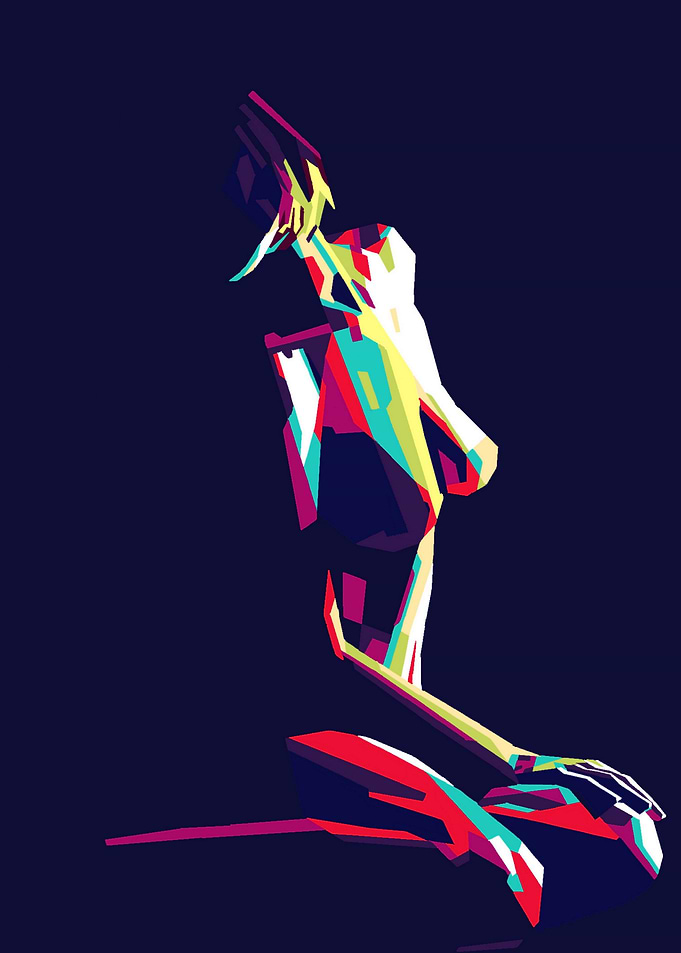 sexy girl in style wpap