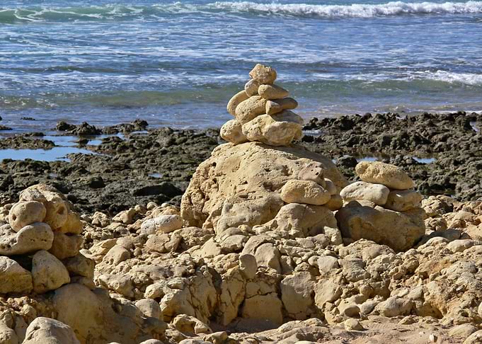 Spiritual stone tower