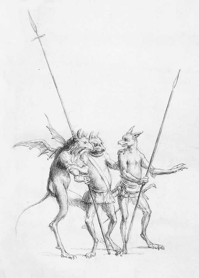 Thoughts of winged devils