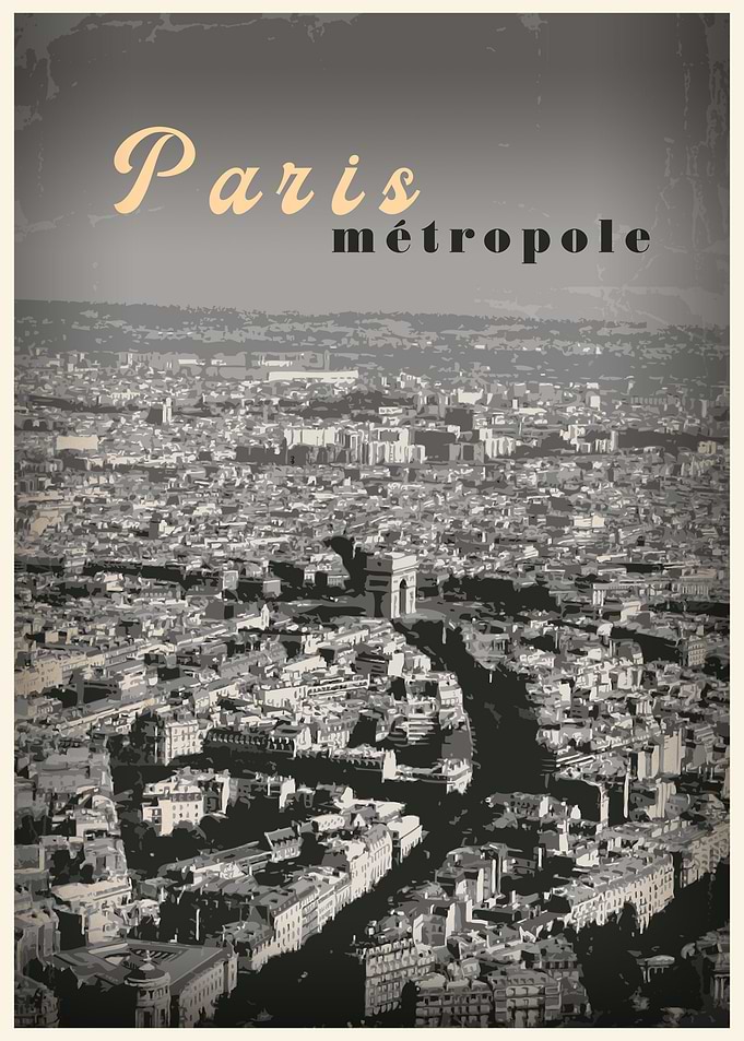 Paris Vintage poster