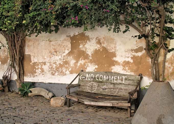 Old wooden bench