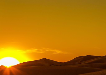 Sunset at the Sahara