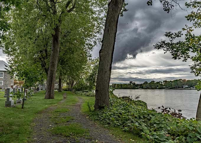 cemetery by the river