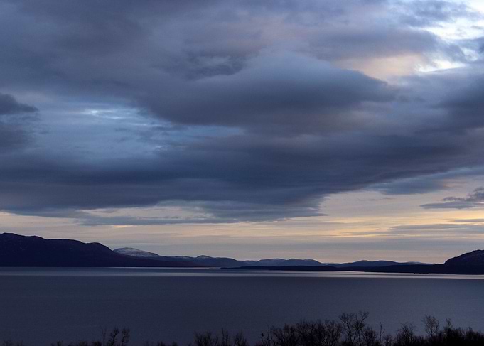 Tornetrask lake Abisko