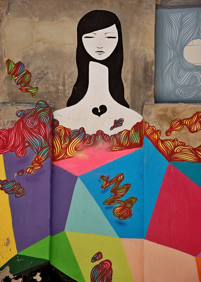 Woman and Colours