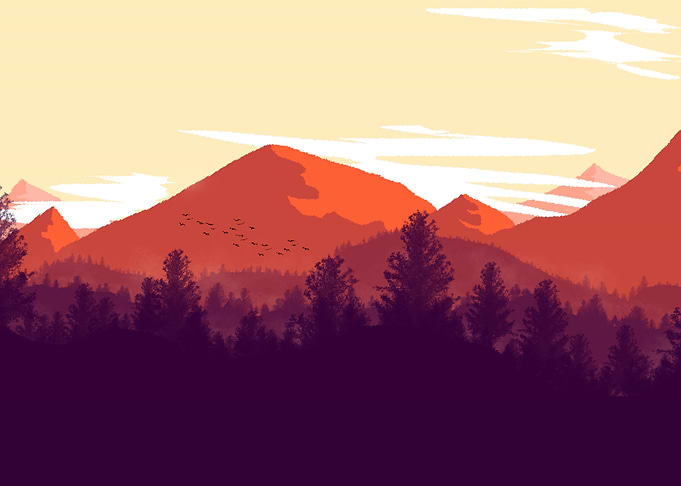 Chilly mountains