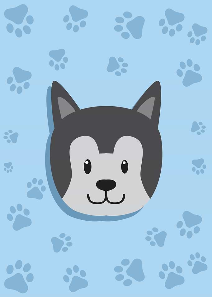 Cute Dog Head
