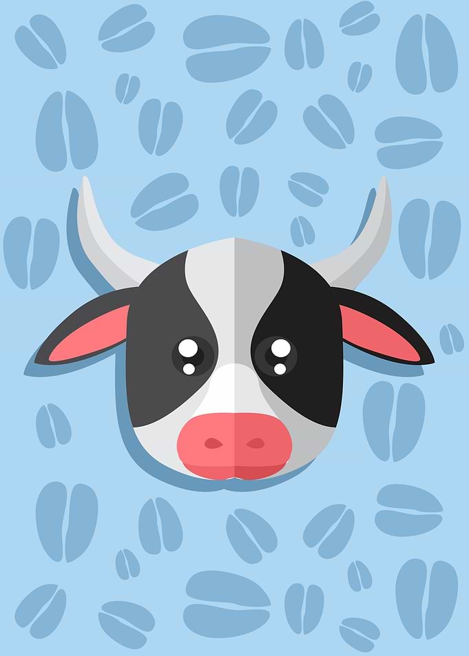 Cute Cow Head