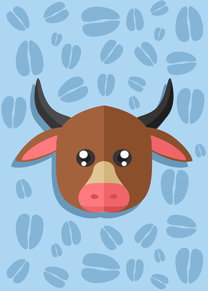 Cute Cow Head