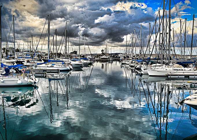 In a Marina