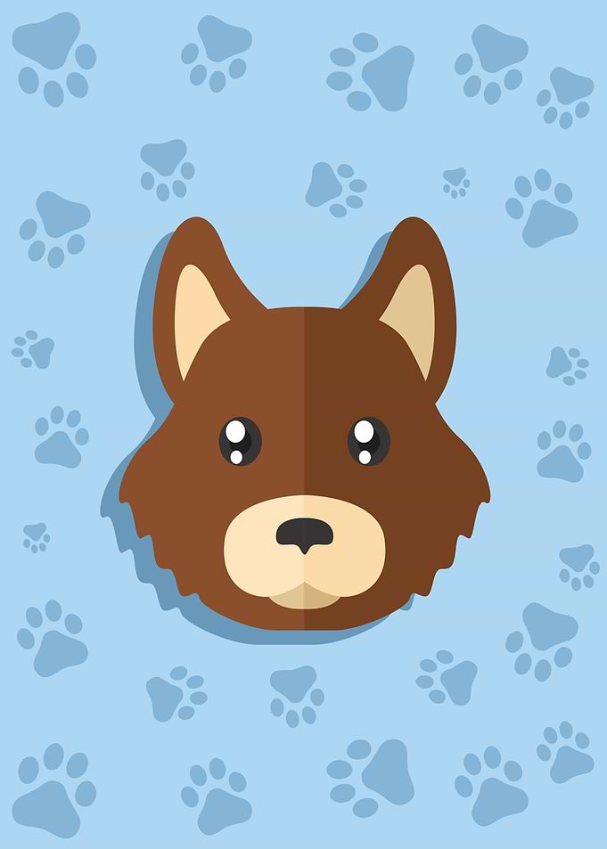 Cute Dog Head