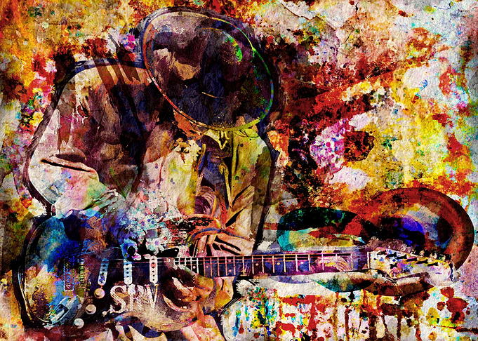 Stevie Ray Vaughan Art