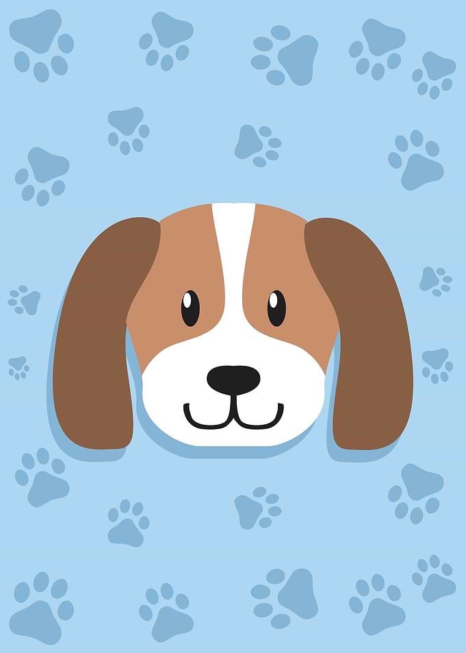 Cute Dog Head