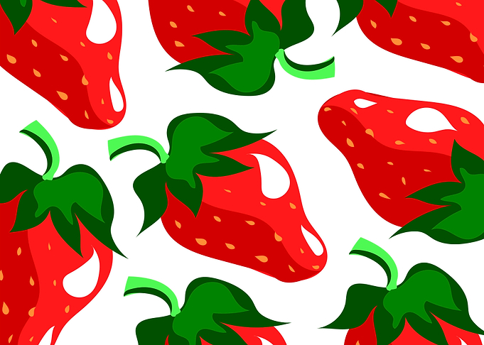 Strawberry pattern