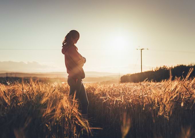 Sunset Woman