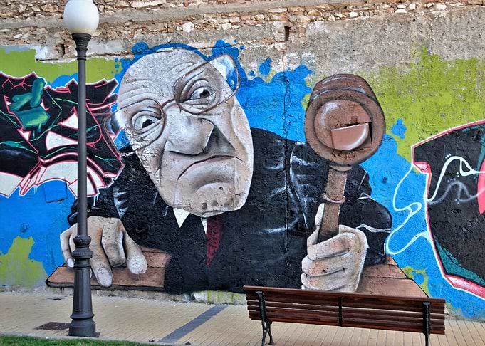 Grafitti The auctioneer