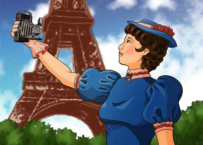 Vintage Selfie