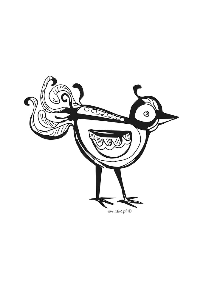 Little bird drawing