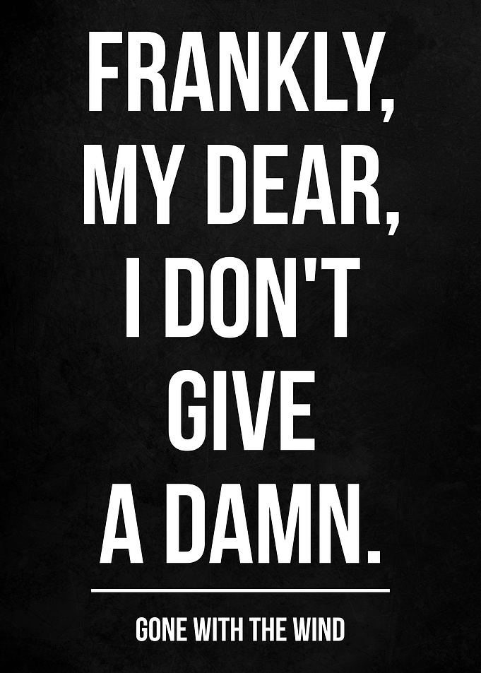 I Dont Give A Damn
