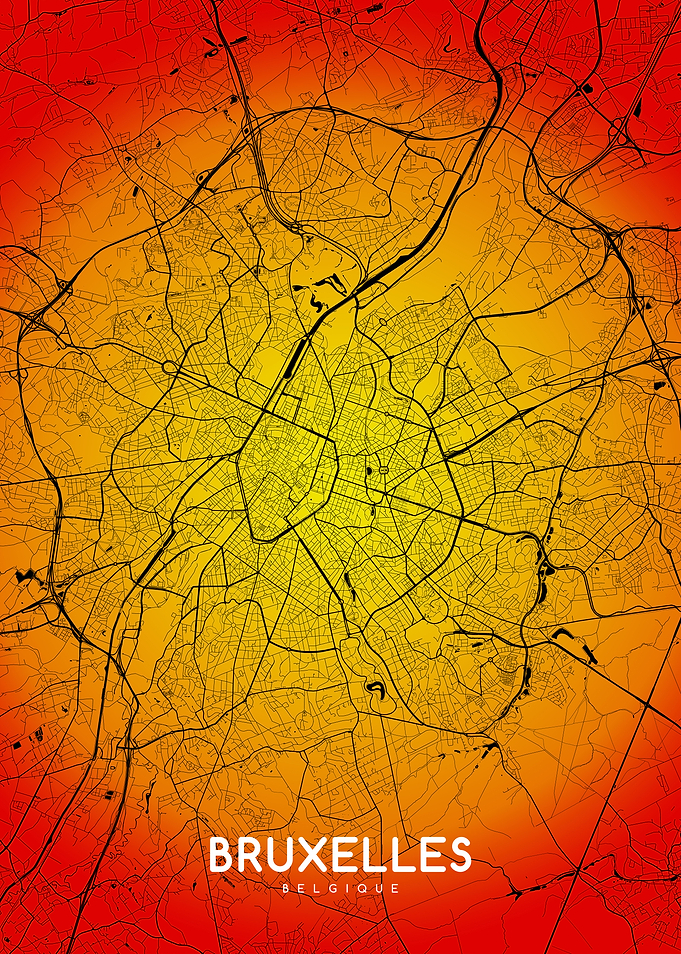 Bruxelles map