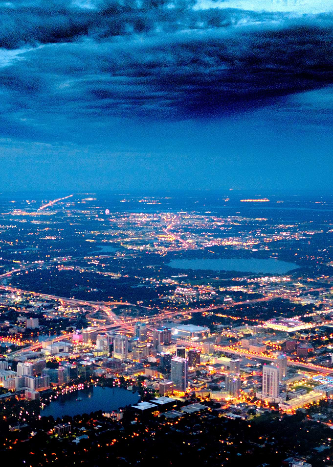 Aerial over Orlando