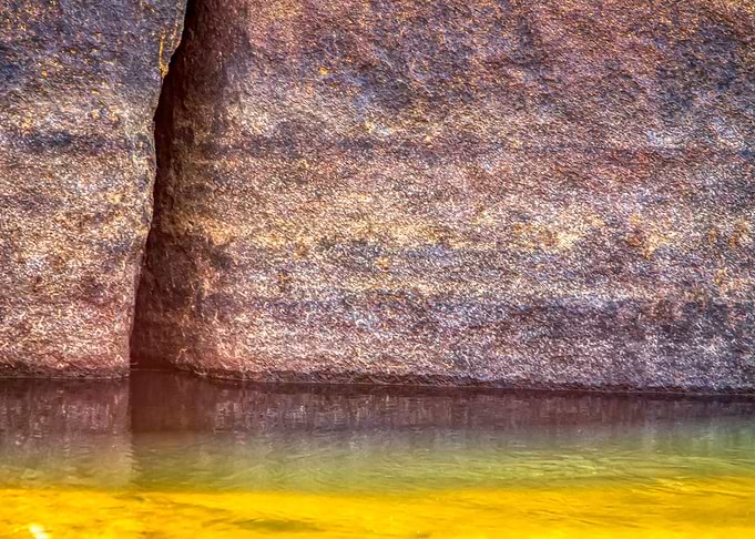 River and rock