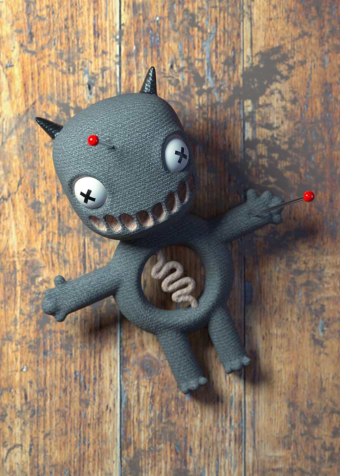 knitted doll