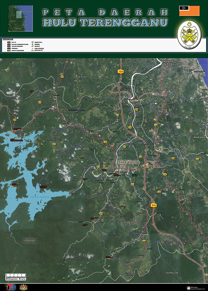 Hulu Terengganu Map