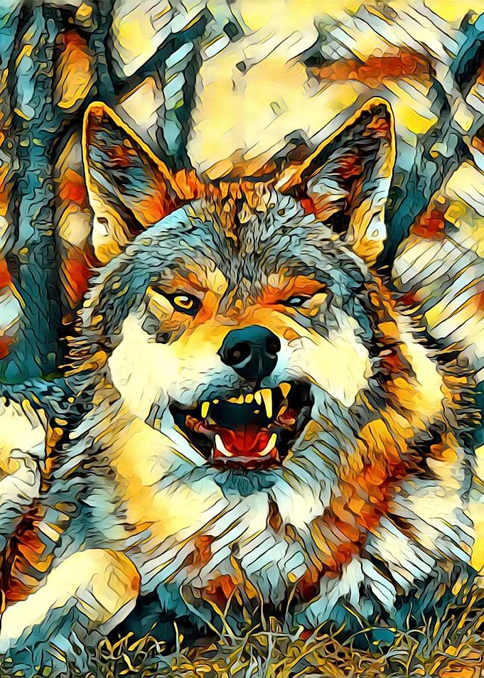 AnimalArt Wolf 001