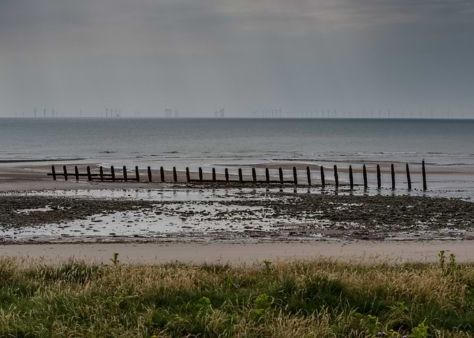 Windfarm at sea