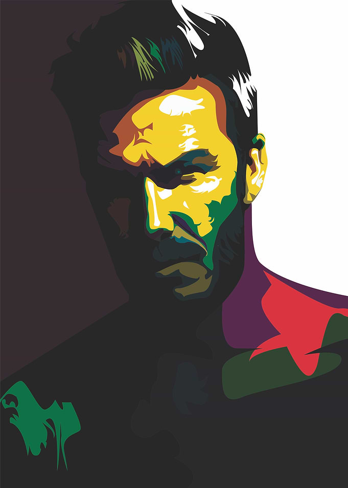 David Beckham pop art