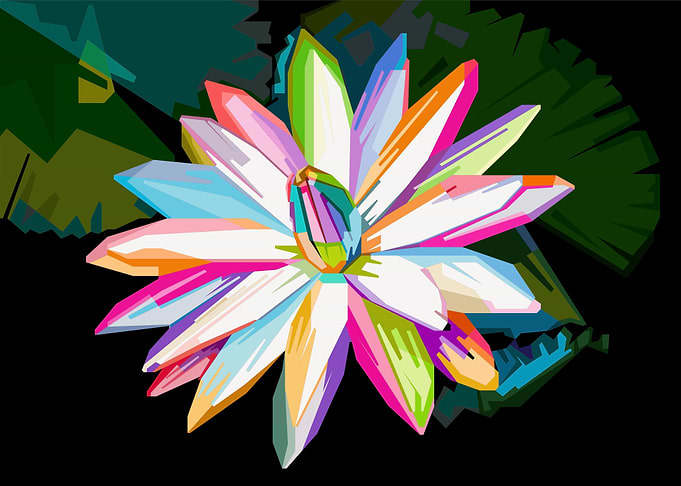 Lotus pop art