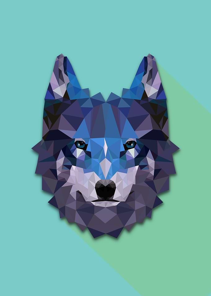 Wolf Triangle Design
