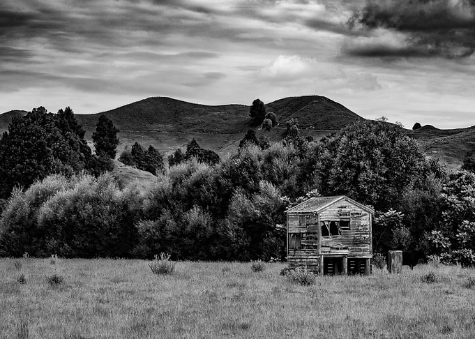 Tall Weathered Barn