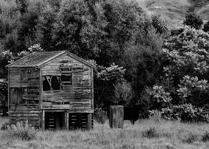 Tall Weathered Barn