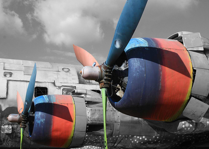 Decorated Airplane