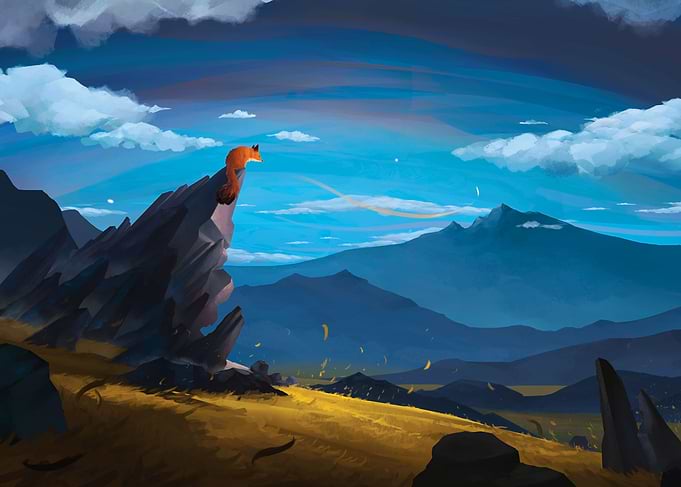 Contemplation Fox
