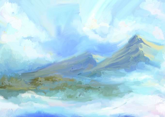 Above the sky