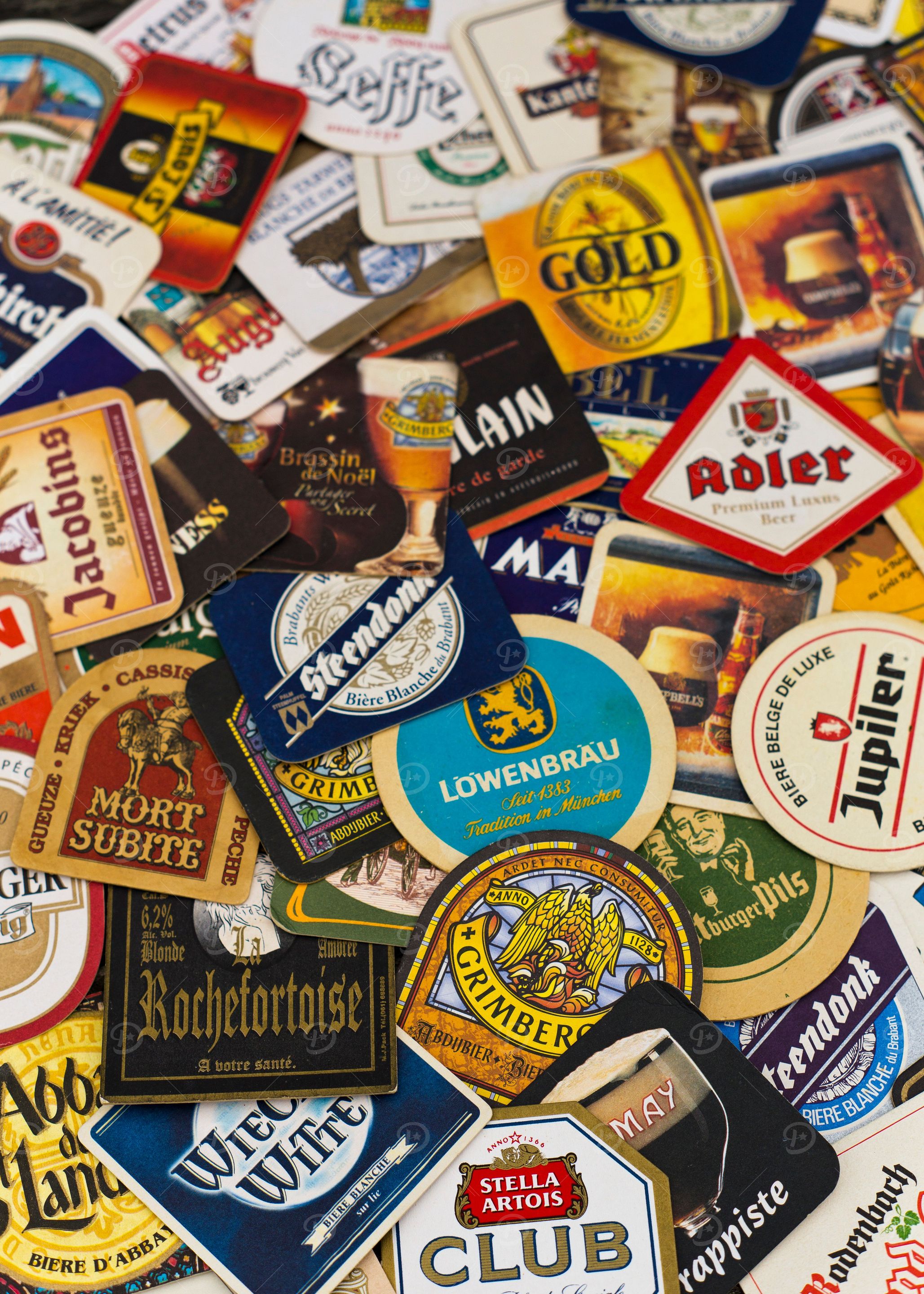 Beer coaster wallpaper