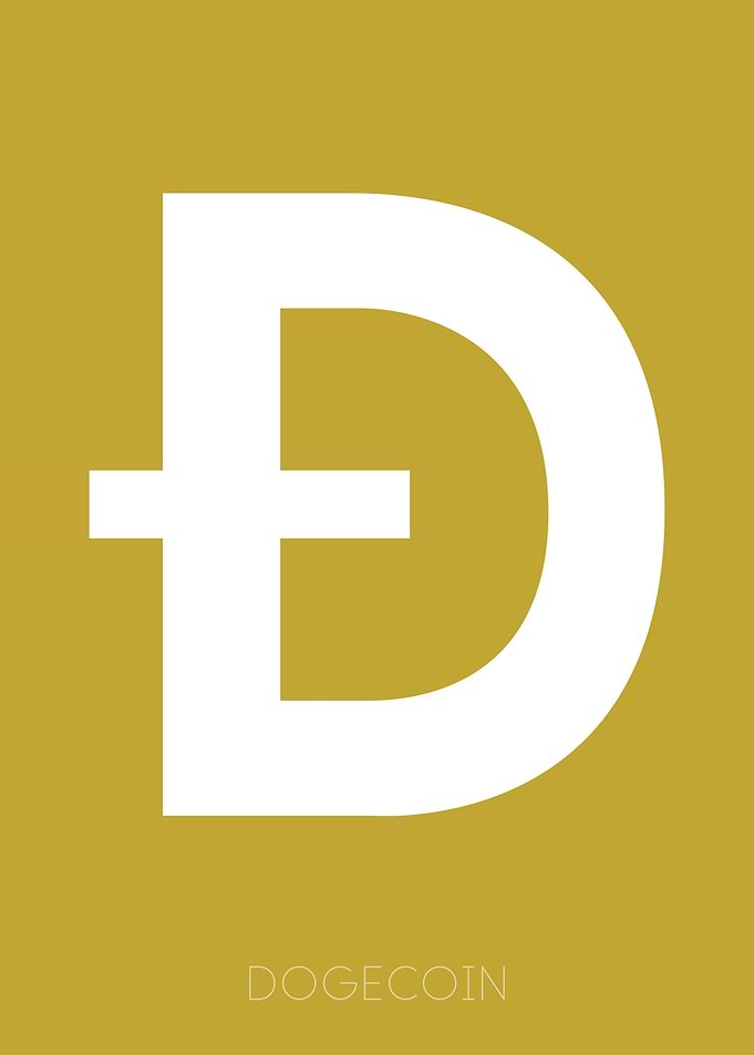 Dogecoin Crypto Poster