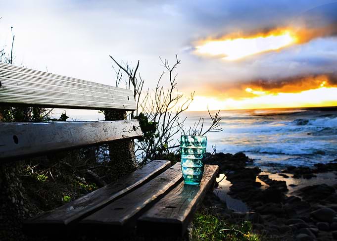 Sunrise on the sea