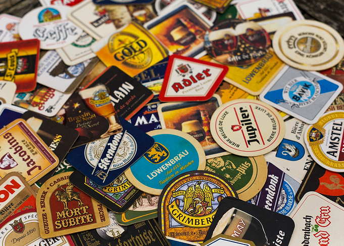 Beer coaster wallpaper
