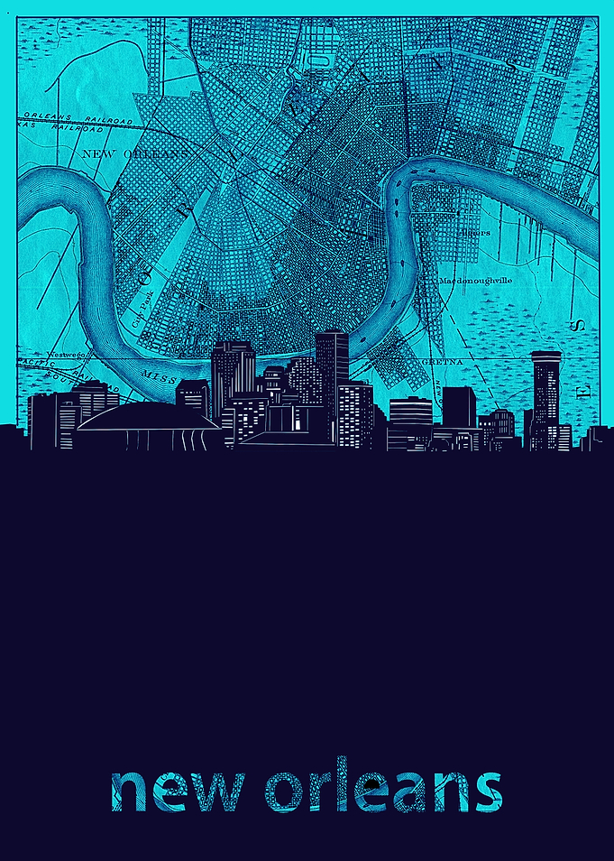 New Orleans turquoise