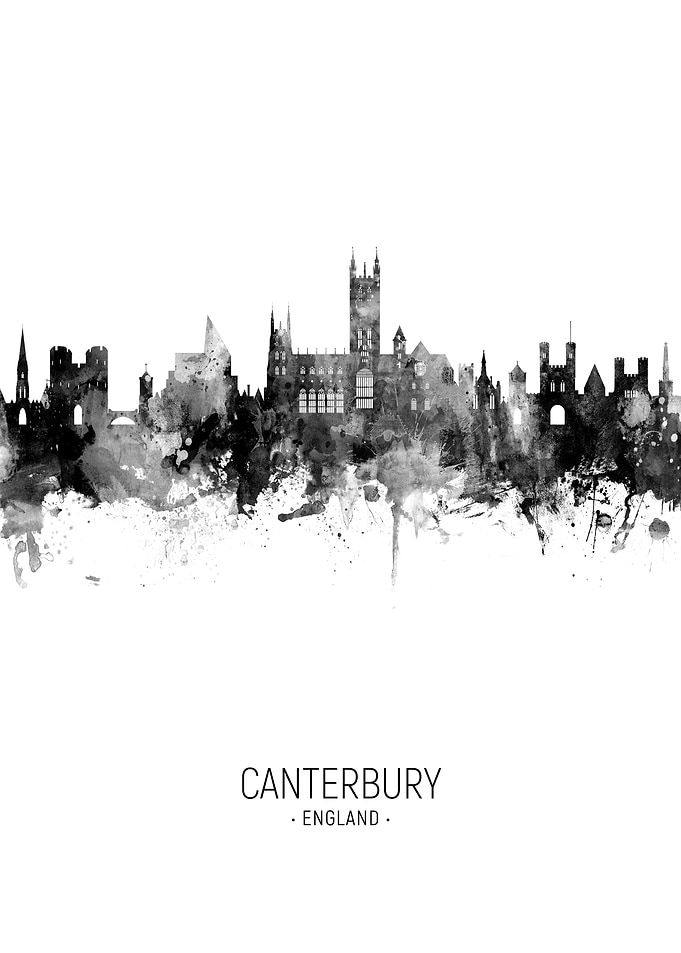 Canterbury England Skyline
