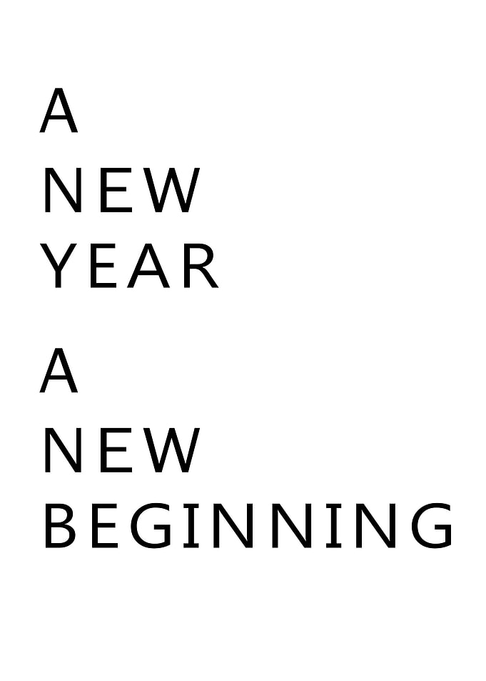 A new year A new beginning