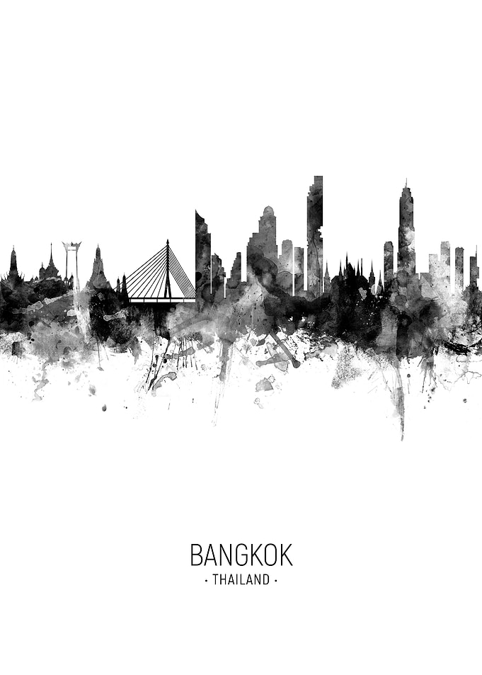 Bangkok Thailand Skyline