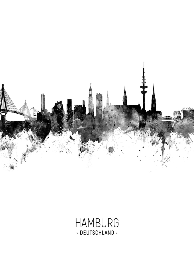Hamburg Germany Skyline