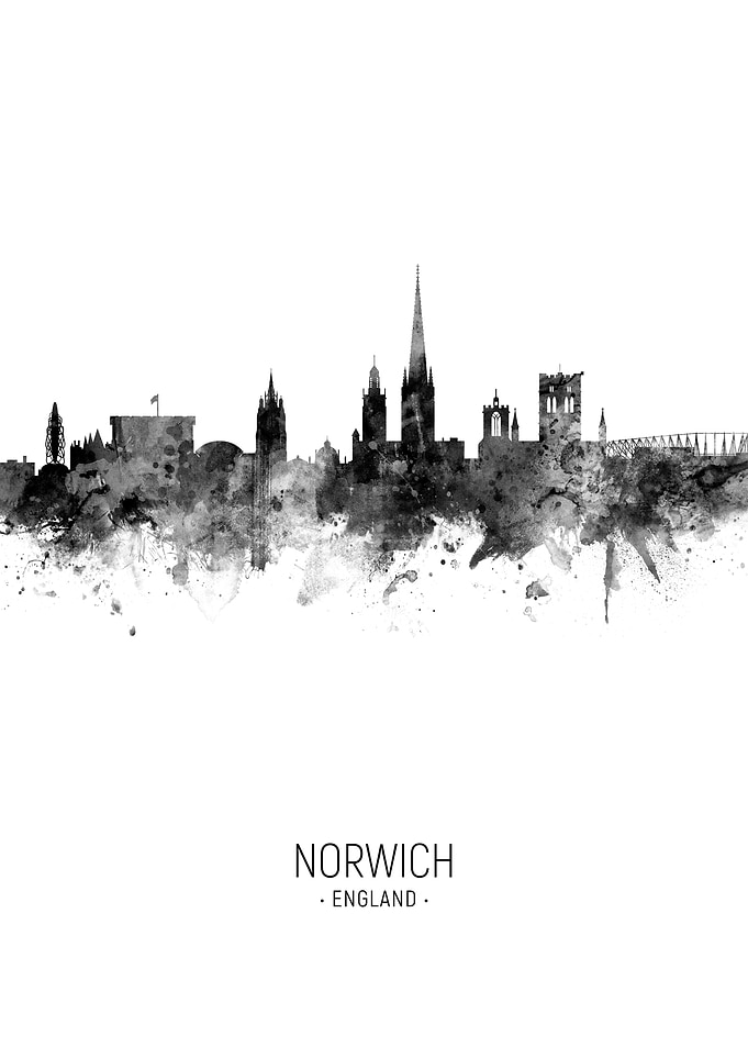 Norwich England Skyline