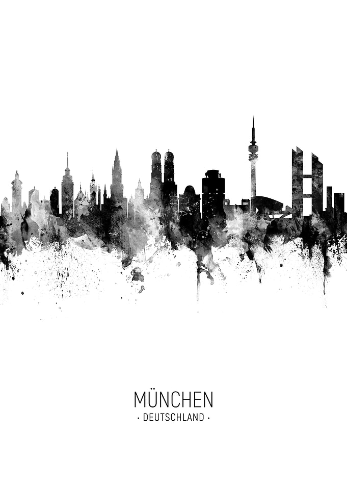 Munich Germany Skyline